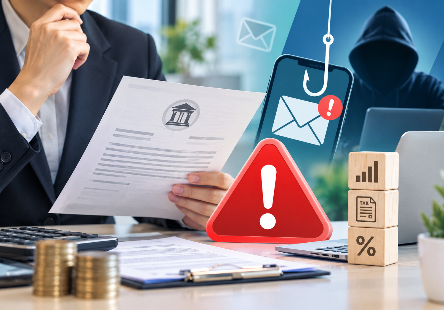 財政部詐騙信件層出不窮，千萬別上當！