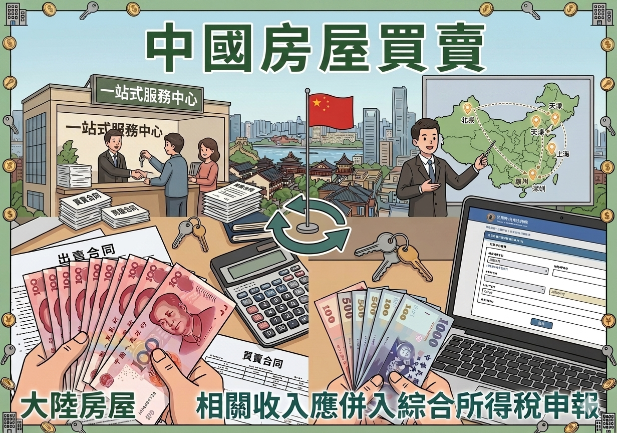 大陸所得 要申報綜所稅